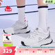 Kappa女鞋增高老爹鞋女2026新款鞋子女款跑步鞋學(xué)生休閑運動(dòng)鞋潮鞋 電商白/鯊魚(yú)灰 38