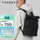 VENQUE范克雙肩包男女大容量旅行包卷口搭扣背包15英寸電腦包情人送男友