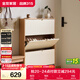 全友家居簡(jiǎn)約奶油風(fēng)鞋柜門(mén)口入戶(hù)柜收納柜玄關(guān)柜鞋架門(mén)口多層家用鞋子