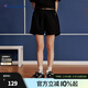 Champion冠軍短褲2024春夏新款簡(jiǎn)約復古寬松刺繡小Clogo休閑褲女 黑色 S