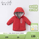 戴維貝拉（DAVE＆BELLA）童裝寶寶衣服兒童外套男童春秋女童春裝大童秋冬加絨戶(hù)外運動(dòng)服裝 紅色【DBJ15531】 150 cm（建議身高140-150cm） cm（建議身高140-150cm）