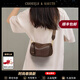CHANEELR & KARITH包包女包牛皮單肩斜挎包大容量百搭新款生日禮物送女友老婆 咖色 高級感送女朋友愛(ài)人實(shí)用高檔