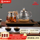 友家鋪子（Biooner）全自動(dòng)上水電熱水壺燒水壺家用辦公茶臺一體機茶桌茶幾嵌入式茶具套裝 RY-A1金色保溫1L
