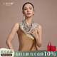 上海故事新款100%桑蠶絲巾真絲斜紋綢方巾圍巾送媽媽婦女節生日禮物女披肩