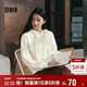 森馬（Semir）森柔|衛衣女春季繡花連帽寬松分割上衣女生系套頭衫101125116004
