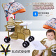 好萊童夏季嬰兒仿藤推車(chē)輕便寶寶仿藤推車(chē)兒童竹子小推車(chē)小孩藤椅藤編車(chē) 雙編餐音兩用護腳椅背調節墊棚子