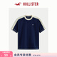 HOLLISTER小海鷗圖案棉質(zhì)重磅短袖T恤25夏男裝324-5464 海軍藍 L (180/108A)
