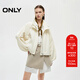 ONLY2025夏季新款純色花苞設計立領(lǐng)寬松開(kāi)衫風(fēng)衣外套女|125336003 A06太古白色 S