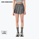ANN ANDELMAN【BLACKPINK金智秀同款】不規則打褶西裝裙短裙百褶a字半身裙 深灰色 XS