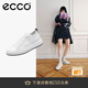 愛(ài)步（ECCO）板鞋女 增高厚底簡(jiǎn)約百搭平底鞋牛皮休閑鞋 街頭856813 HL 白色85681350874 39