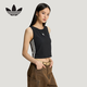 阿迪達斯（adidas）三葉草系列 女 3S PAD TANK 常規版背心 KB6417 黑色 M