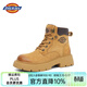 Dickies馬丁靴女鞋春季鞋子厚底增高靴子女士百搭工裝大黃靴女短靴 土黃 35