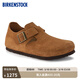 BIRKENSTOCK勃肯德國進(jìn)口男女款牛皮絨面革軟木London低幫休閑鞋 棕色窄版1023650 38
