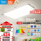 美的（Midea）客廳燈大燈全光譜護眼led吸頂燈現代簡(jiǎn)約140瓦客廳智控A1包安裝