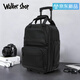 Walker Shop品牌書(shū)包拉桿包防潑水大容量初高中學(xué)生背包帶輪子出差旅行登機包 黑色 【可放15.6英寸電腦】