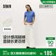 森馬（Semir）森柔牛仔|商場(chǎng)同款牛仔褲女寬松長(cháng)褲秋季2025闊腿褲103525124011A