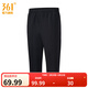 361°運動(dòng)褲女夏季運動(dòng)七分褲女子常規舒適褲子 超級黑 M
