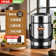 HKML高效真空24小時(shí)保溫316不銹鋼學(xué)生黨上班族帶飯餐盒保溫提鍋飯桶 鋼本色.【飯格+菜格+勺筷+保溫袋】 1.67L【分層獨立密封/保溫鎖鮮】
