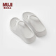 MUJI 男女通用 沙灘人字拖鞋 男式女式 無(wú)性別 EK01CC4S 灰色 260mm L/42碼(2.5)