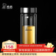 希諾（heenoor）雙層玻璃杯男家用商務(wù)辦公泡茶杯子過(guò)濾車(chē)載水杯XN-9302 345mL