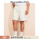 Abercrombie & Fitch經(jīng)典小麋鹿圖案美式毛圈布運動(dòng)衛褲短褲25夏季男裝128-5077 奶油白 S (175/76A)