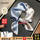 Calznklien絲巾桑蠶絲真絲女2026新款生日禮物送媽媽長(cháng)輩實(shí)用高檔方巾伴手禮 真絲絲巾【花?？{】 高級感禮盒裝輕奢送禮丨尺寸:53*53±2