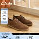 Clarks其樂(lè )沙漠系列男款新品商務(wù)休閑復古柔軟輕便舒適透氣皮鞋 棕色 （牛剖層革）261794117 41