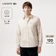 LACOSTE【王一博同款】法國鱷魚(yú)男裝25秋冬新款格紋長(cháng)袖襯衫|CH8535 95I /米黃格紋 40