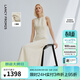 朗姿【海馬體合作款】朗姿25三醋酸Basic衣櫥輕禮服連衣裙夏新款長(cháng)裙 白色 M