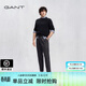 GANT/甘特秋冬款經(jīng)典純色微錐形小腳男褲松緊腰毛呢百搭休閑褲 90-深灰色 48