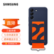 三星（SAMSUNG） Galaxy S22 5G原裝手機殼 掛繩式保護套 s22炫彩液態(tài)硅膠保護殼 S22【藍色】