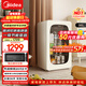 美的（Midea）可愛(ài)多96升冰吧冷藏家用客廳小冰箱辦公室冰吧茶葉飲料水果蔬菜保鮮柜小型紅酒柜JC-96GMR國家補貼