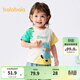 巴拉巴拉【商場(chǎng)同款】寶寶短袖t恤嬰兒男童上衣夏裝可愛(ài) 本白10101 90
