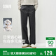 森馬（Semir）休閑褲男士合體直筒長(cháng)褲2026春季顯高顯瘦通勤舒適褲109926127101