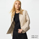 優(yōu)衣庫女裝休閑短茄克/巴恩風(fēng)外套夾克26春夏新款483807 484664 483807/31米色 M