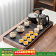 原和整套茶具套裝家用實(shí)木茶盤(pán)功夫泡茶臺全自動(dòng)底部上水一體仿石托盤(pán)