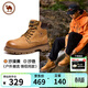 駱駝牌 經(jīng)典登山戶(hù)外大黃靴男馬丁靴戶(hù)外工裝鞋 P15W379009 沙漠黃 41