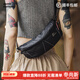 馬登女士山系機能斜挎包戶(hù)外手機腰包摩托車(chē)黑色胸包騎行手拿包 黑色 均碼F
