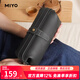 Miyo旅行洗漱包大容量出差便攜化妝包2026新款頭層牛皮防水耐臟收納包 黑色-頭層皮