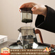 唐豐玻璃遠山泡茶壺家用客廳高檔簡(jiǎn)約功夫茶具茶水分離杯帶過(guò)濾養生壺 錦山泡茶壺（鉛灰）