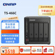 威聯(lián)通（QNAP）TS-466C 旗艦4盤(pán)位NAS網(wǎng)絡(luò )存儲 奔騰N6005四核8G內存可擴充 雙2.5G網(wǎng)口/HDMI2.0 家庭私有云