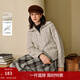 茵曼（INMAN）2025冬季女裝新款簡(jiǎn)約通勤高領(lǐng)拉鏈鏤空麻花毛衣針織開(kāi)衫外套  淺灰色 S