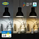 宜家（IKEA）MYRKISEL麥希瑟LED燈泡家用照明燈無(wú)線(xiàn)調光 球形LED燈泡E27 1055流明智能