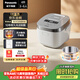 松下（Panasonic）【國家補貼】Xtra零零煲電飯煲0涂層IH家用無(wú)涂層電飯鍋4-5人不銹鋼膽4升一級能效SR-HFS153C-W