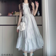 戀的連衣裙夏季2026新款收腰長(cháng)裙學(xué)生少女小個(gè)子高中初中女生夏天裙子 圖片色 均碼 (可備注碼數)