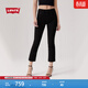 Levi's【商場(chǎng)同款】李維斯新款女724高腰修身直筒牛仔褲18883 黑色 27 (28)