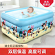 川島熊嬰兒游泳池家用充氣折疊寶寶海洋球池（1.4米藍+電泵禮包）