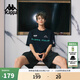 卡帕（Kappa）背靠背運動(dòng)短袖男款純棉2026新款夏情侶t恤男士半袖女K0EX2TD01D 高級顯白-吸濕/透氣-暗夜藍黑906 XL （尺碼推薦適合180/100A）
