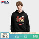FILA 斐樂(lè )官方馬上起飛男子連帽衛衣2026春時(shí)尚休閑寬松純棉針織上衣