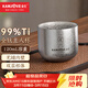 金灶（KAMJOVE）純鈦雙層茶杯 喝茶專(zhuān)用杯子功夫茶主人家用品茗茶具咖啡杯 T-62F 120ml 1個(gè)
